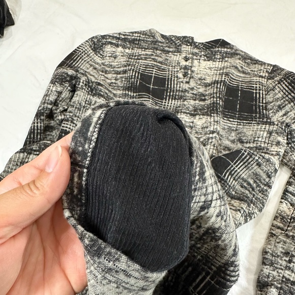 BCBGENERATION PLAID LONG SLEEVE DRESS - Picture 8 of 10